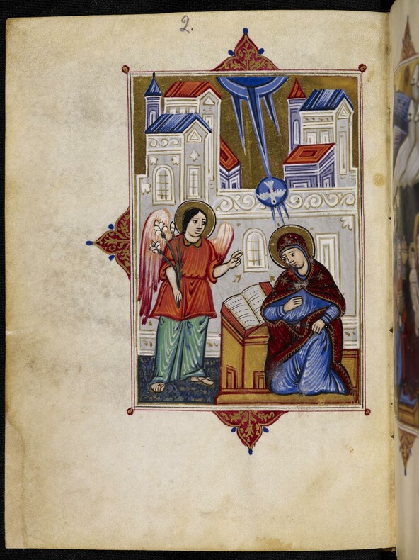 Ms. or. oct. 3690, S. 2, Annunciation