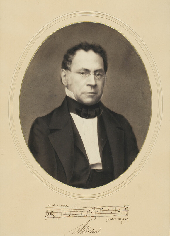 Bild zeigt Porträt von Siegfried Wilhelm Dehn um 1840
