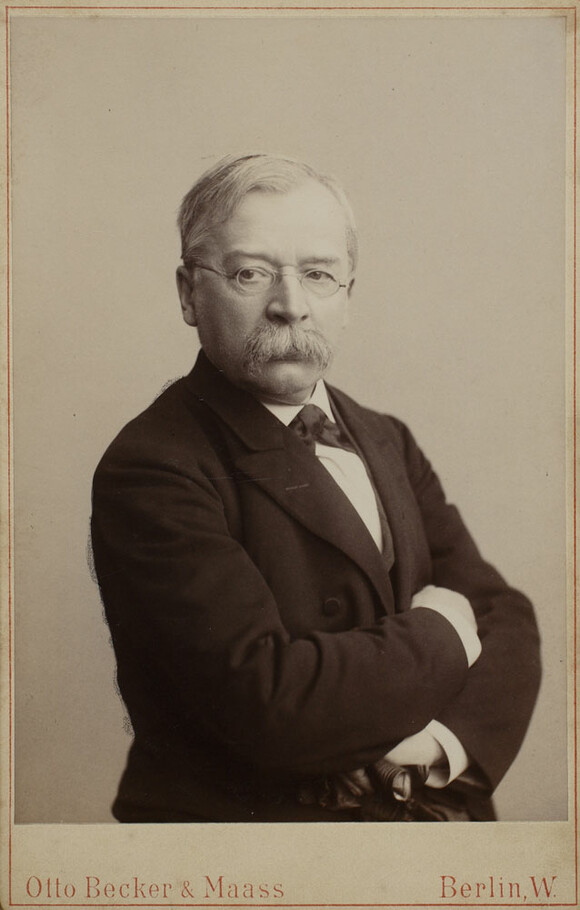 Bild zeigt: Woldemar Bargiel als Berliner Professor im Jahr 1885