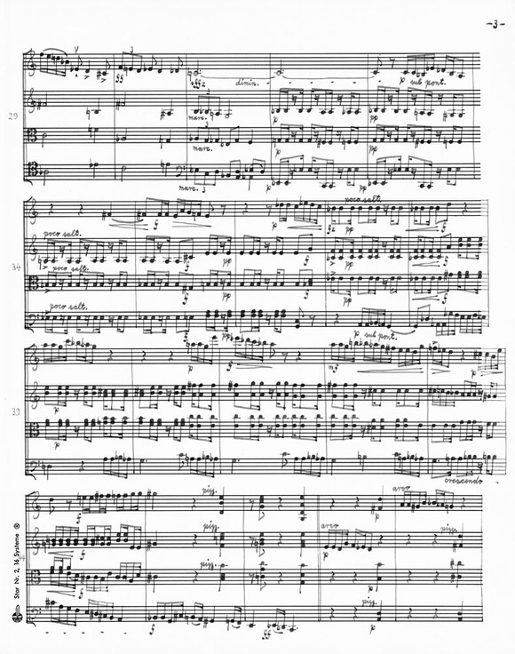 Klaus Fischer-Dieskau: 4. Streichquartett in A op. 81, 1. Satz (55 Nachl 118/A,77)