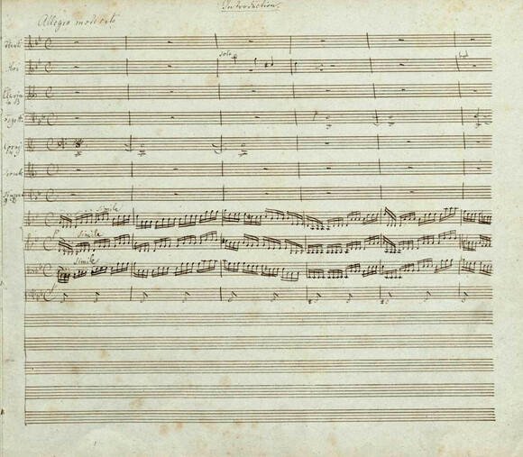 Fanny Hensel: Höret zu, merket auf (Cholera-Musik). Autograph, 1831 (MA Ms. 39)