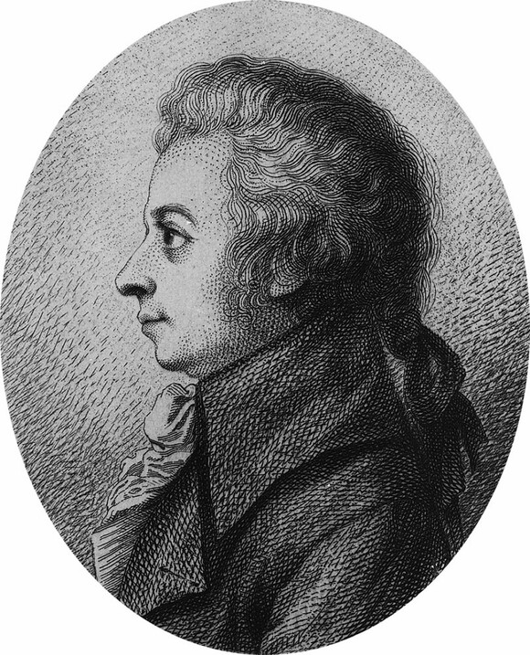 Bild zeigt: Wolfgang Amadeus Mozart. Stich von Eduard Mandel (1858) nach der Silberstiftzeichnung von Doris Stock aus dem Jahr 1789 (Mus. P Mozart, W. A. II, 5)