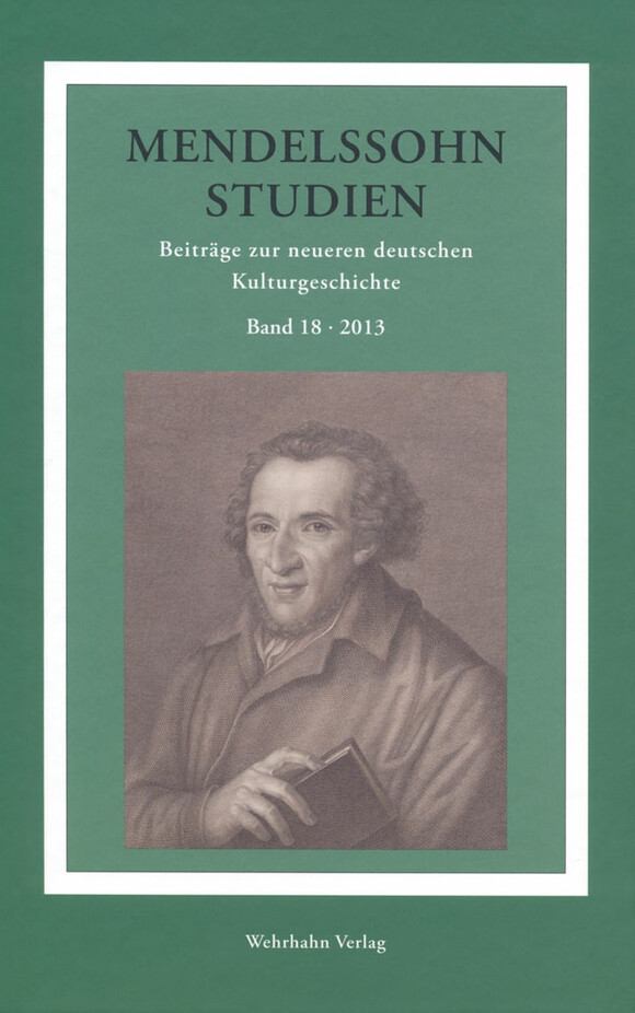 Mendelssohn-Studien Band 18 (Einband)