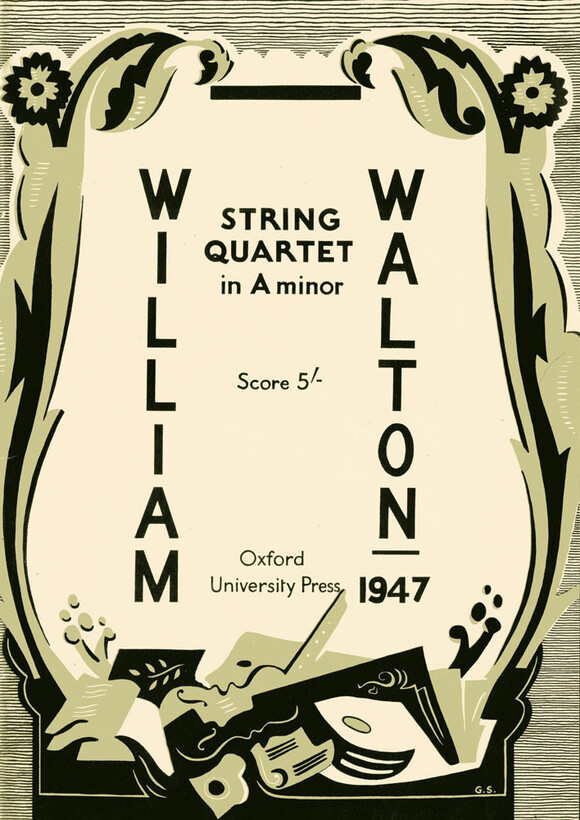 William Walton, String quartet in a minor, 1947 (55 NA 4659)