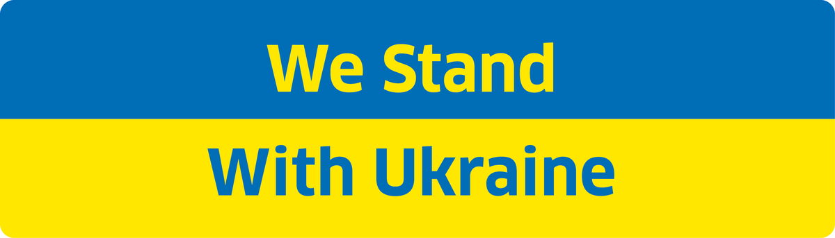 We stand with Ukraine, Graphic