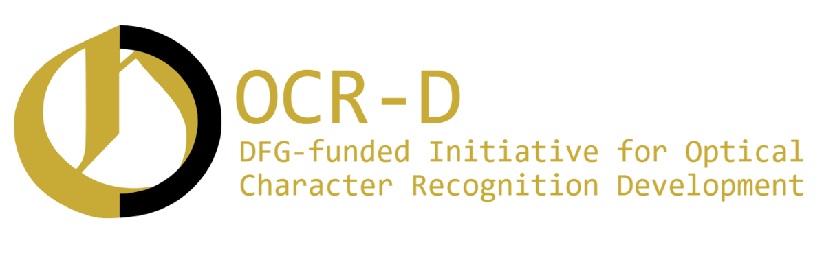 Project OCR-D, funded by DFG