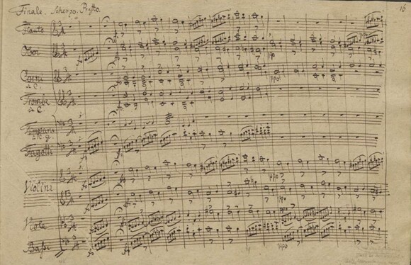 Ein echt Haydnscher Überraschungseffekt: Generalpause nach dem Scheinbeginn des Final-Satzes (Carl Maria von Weber, Sinfonie Nr. 2 C-Dur WeV M.3)