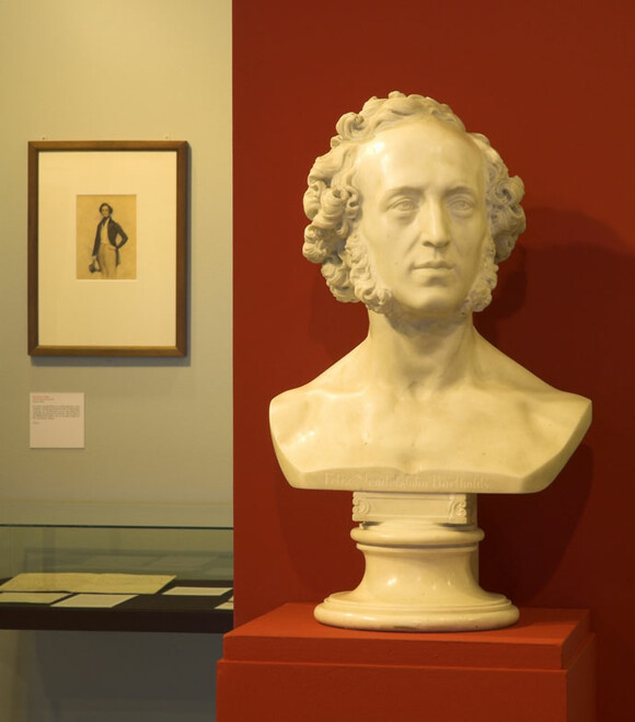 Bild zeigt: Büste von Felix Mendelssohn Bartholdy