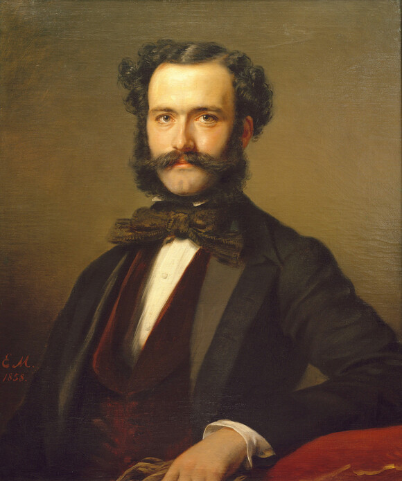 Franz (von) Mendelssohn. Porträt von Eduard Magnus, 1858 (MA BA 201)