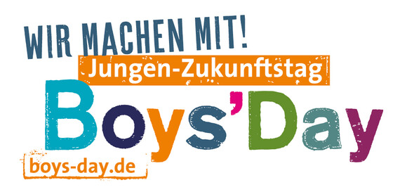 Logo Boys' Day / Wir machen mit!