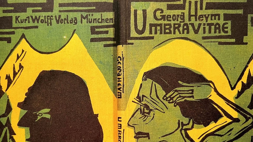 Georg Heym: Umbra vitae - Mit 47 Originalholzschnitten von Ernst Ludwig Kirchner - München 1924