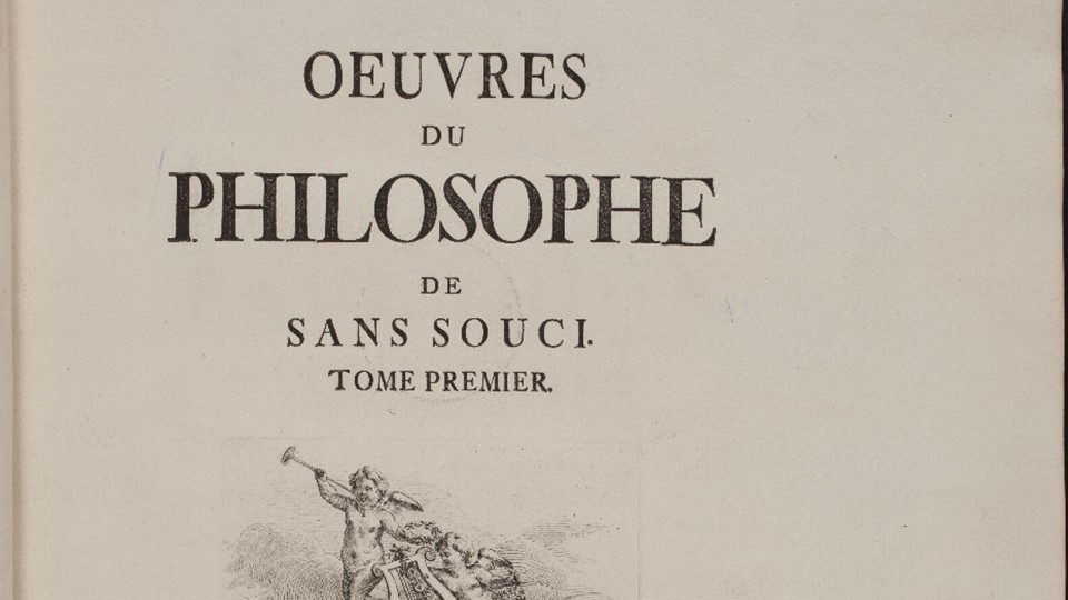 Oeuvres Du Philosophe De Sans Souci / Friedrich II. König von Preußen 1750