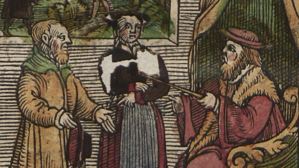 Beispiele aus der Rara-Sammlung - Hans Sachs: Die Zwölff Eygenschafft eines boßhafftigen weybs. 1553