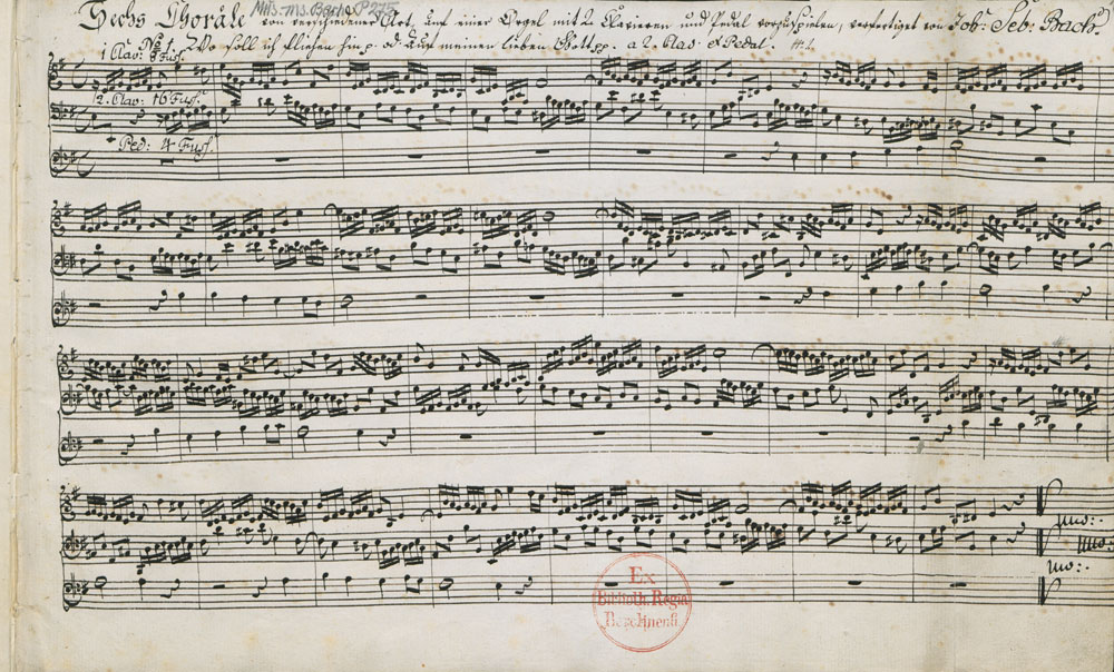 Patenschaft M 84: Mus.ms. Bach P 275 ; Sammelhandschrift mit Klavier- und Orgelwerken von Johann Sebastian Bach (1685-1750), Johann Ludwig Krebs (1713-1780), Wilhelm Friedemann Bach (1710-1784), Georg Friedrich Händel (1685-1759) u. a.