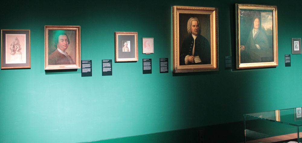 Die Schatzkammer der Dauerausstellung im Bach-Museum Leipzig