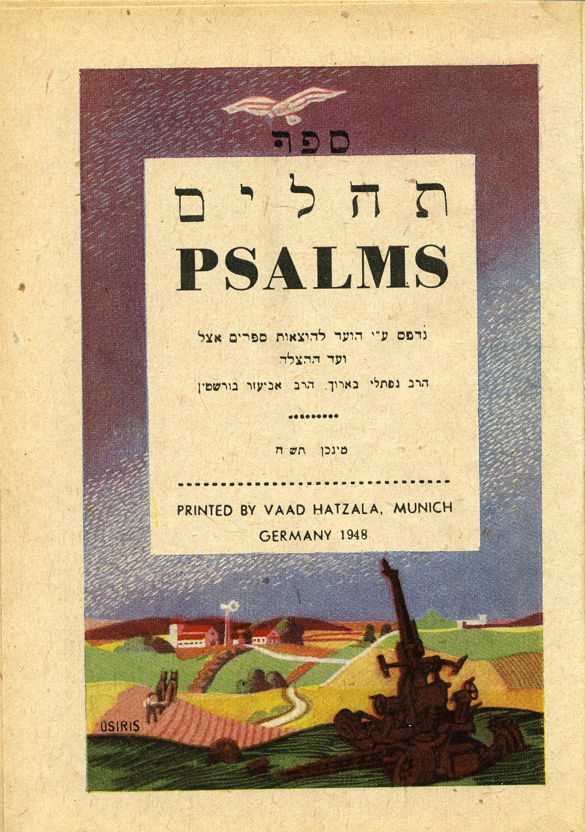 VAAD-Hatzala-Psalmenausgabe für die Displaced Person