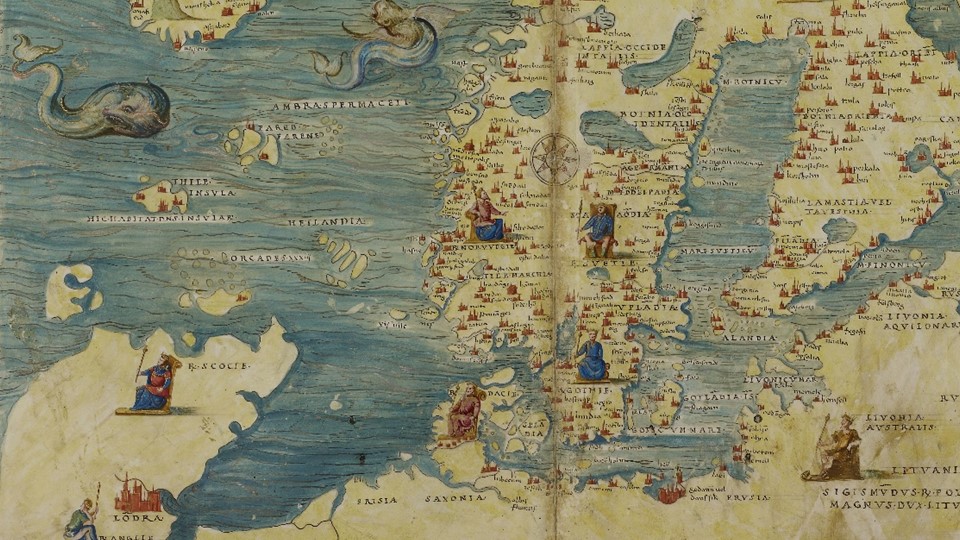 Portulan-Atlas, Battista Agnese, 1540, Ms. Ham. 529