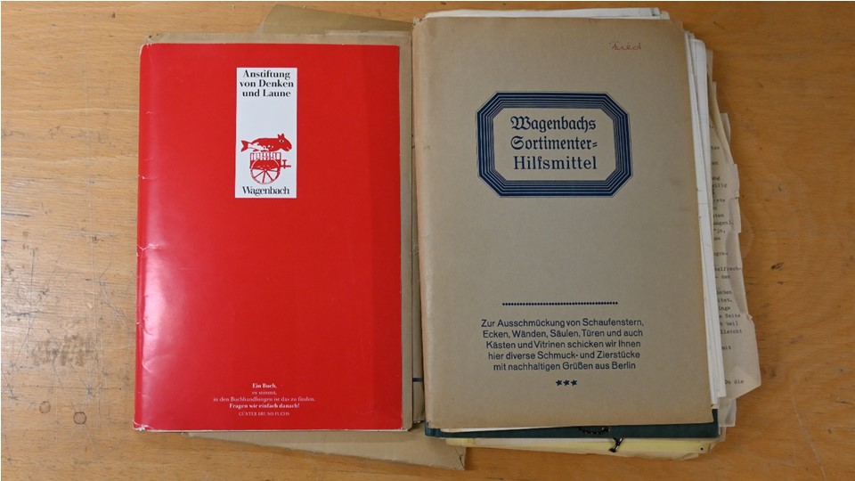 Wagenbach-Archiv, Verlagsarchive der SBB-PK